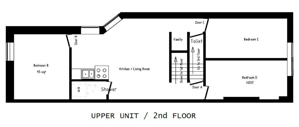 טורונטו Double Room With Shared Bathroom 536B מראה חיצוני תמונה